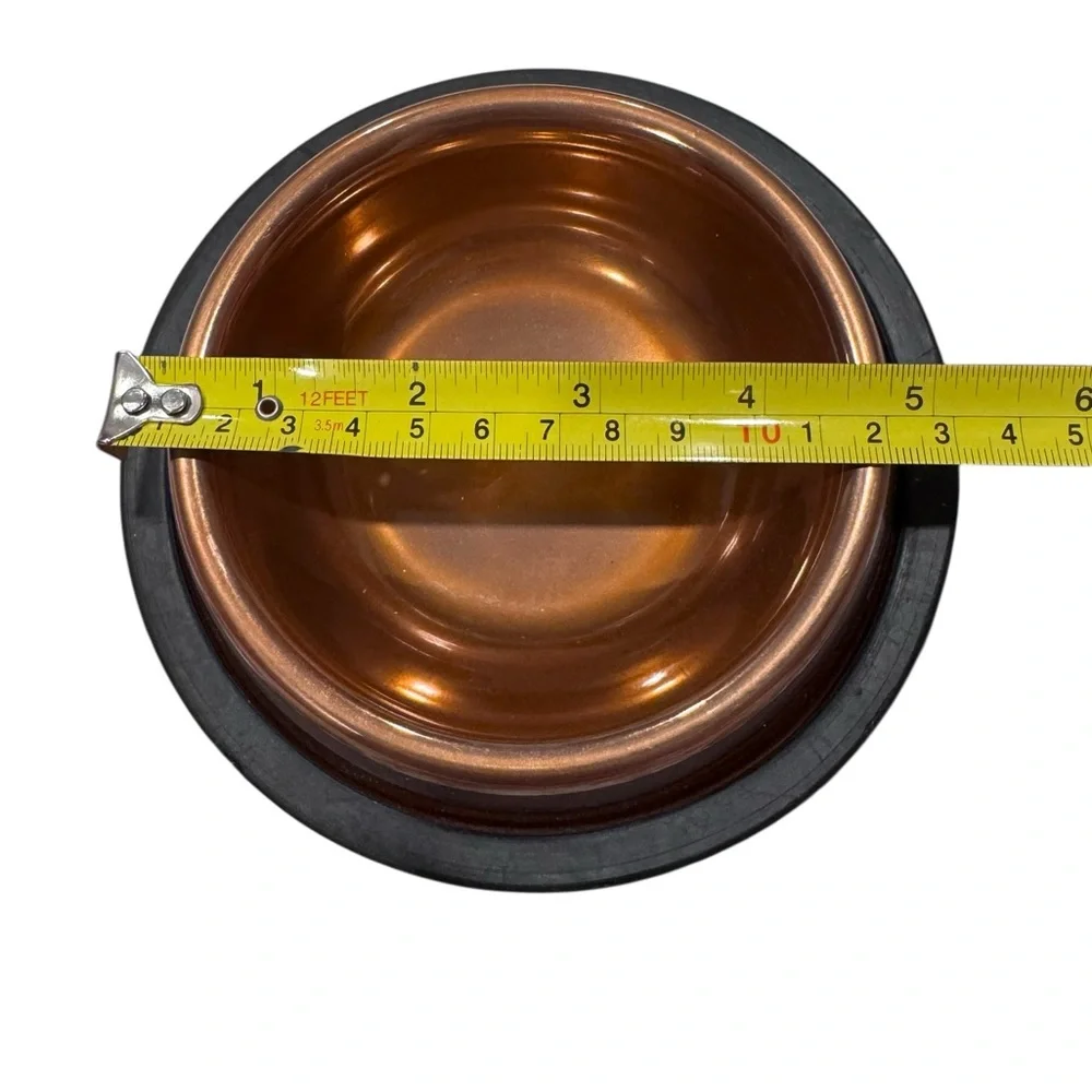 Pet Bowl with Black Base NWT